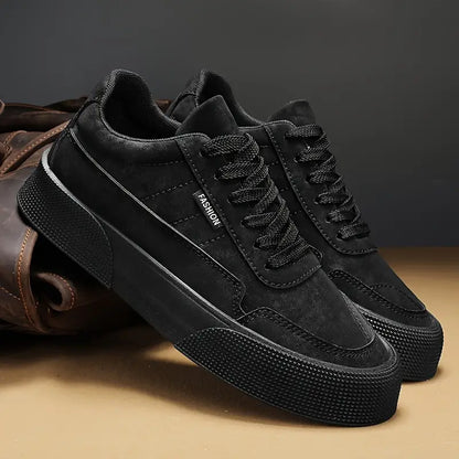 Herr Sneakers - Minimalistisk Design - Skön Passform - Halksäker Sula