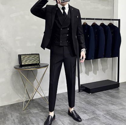 Herrkostym – Skräddarsydd Passform – Tredelad – Formell Look