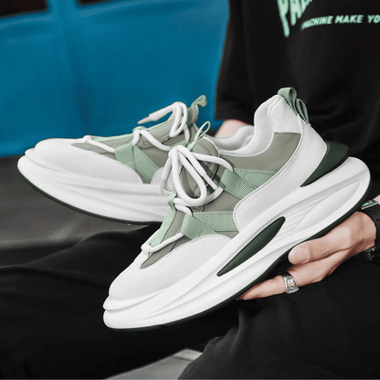 Herr Sneakers - Chunky Sula - Modern Design - Bekvämt Foder - Snörning