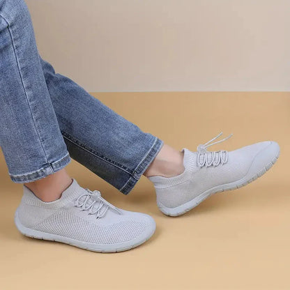 Damsneakers – Andningsbar Mesh – Lätt och Bekväm – Halkfri Flexibel Sula
