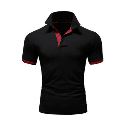 Herrpikétröja – Slim Fit – Naturliga Andningsbara Fibrer – Kort Ärm – Tidlös Design