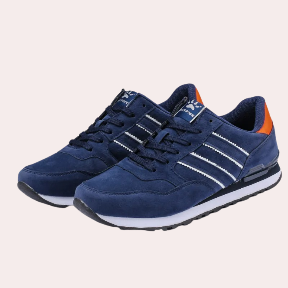 Herr Sneakers - Lågt Skaft - Klassisk Design - Snörning - Bekväm Dämpning