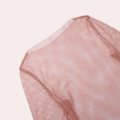 Dams Klänning – Transparent Mesh – Prickigt Mönster – Fjäderdetaljer – Figurnära Mini