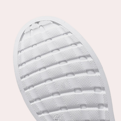Herr Sneakers - Slätt Läderlook - Snörning - Bekväm Dämpning - Halksäker Sula