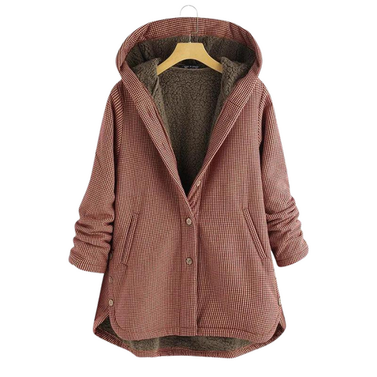 Dam Hoodiejacka – Fleecefodrad – Avslappnad Passform – Knäppning – Med Fickor
