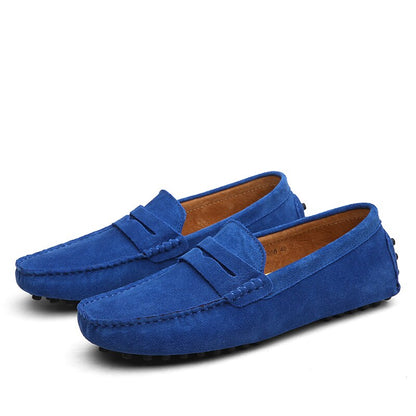 Herr Loafers - Äkta Läder - Mokassin-Stil - Halksäker Sula - Slip-On Elegans