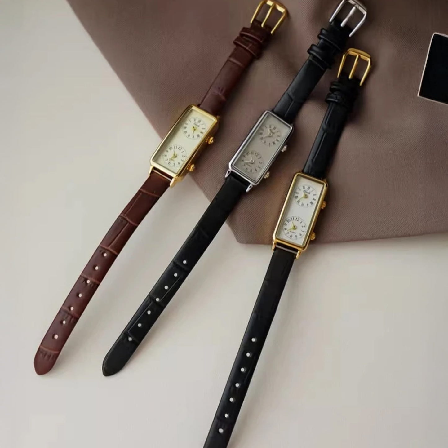 Anders Analog Klocka | Dual Dial Klocka