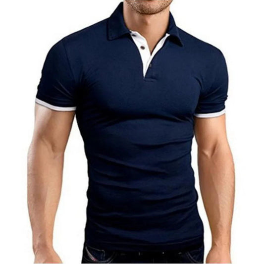 Herrpikétröja – Slim Fit – Naturliga Andningsbara Fibrer – Kort Ärm – Tidlös Design