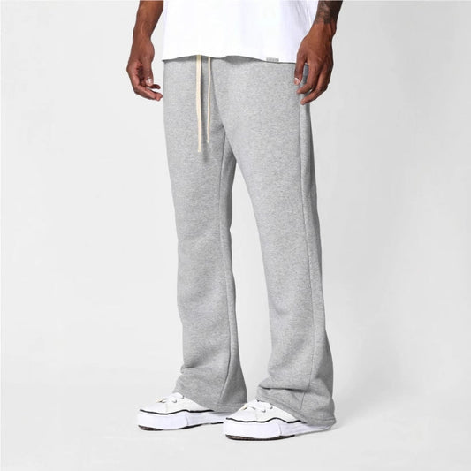 Herr Sweatpants – Flared Passform – Dragsko – Minimalistisk Design