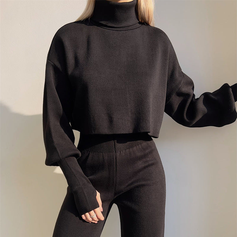 Dam Lounge Set – Tvådelat Set – Hög Midja – Avslappnad Passform