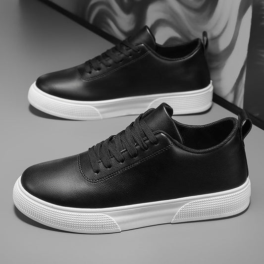 Herrskor Slip-on Skateskor – Syntetläder – Lågt Skaft – Halksäker Sula – Bekväma