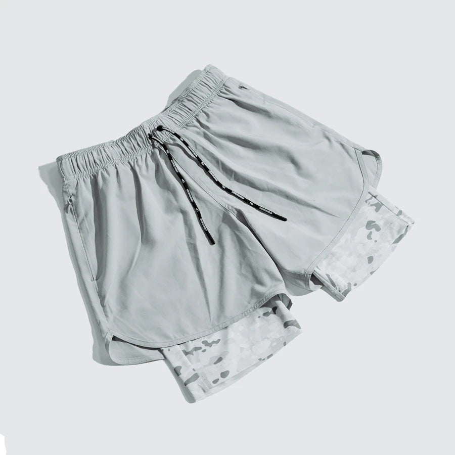Herrar Träningsshorts – Avslappnad Passform – Fuktavvisande Stöd – Sidofickor