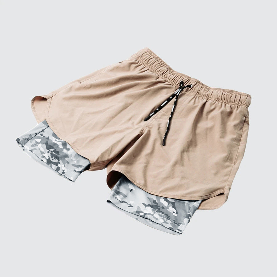Herrar Träningsshorts – Avslappnad Passform – Fuktavvisande Stöd – Sidofickor