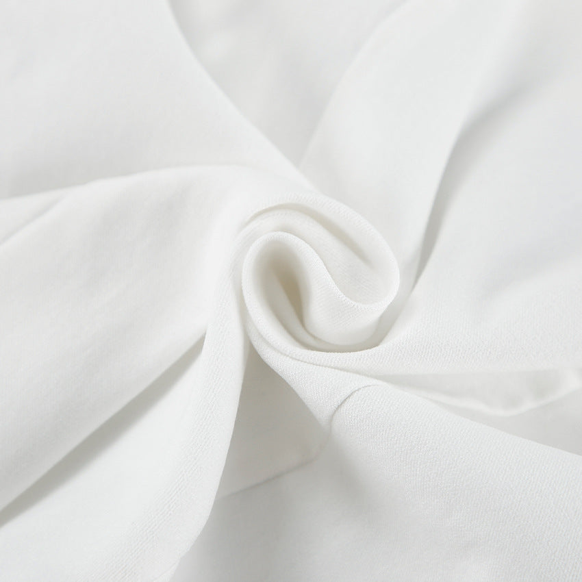 Damlinne – Slim Fit – Strukturerad Korsettdesign – Fyrkantig Ringning – Kort Modell