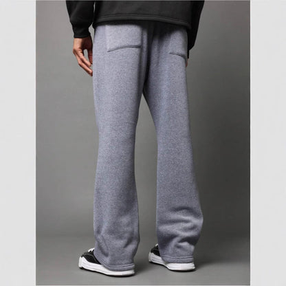 Herr Sweatpants – Flared Passform – Dragsko – Minimalistisk Design
