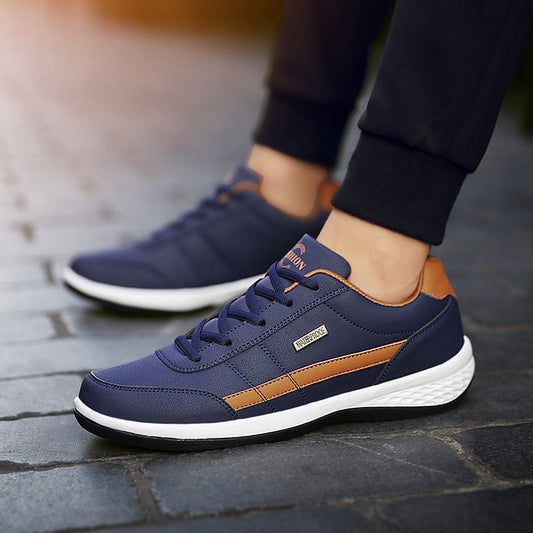 Herrsneakers – Låg modell – Snörning – Andningsbar ovandel – Dämpad häl