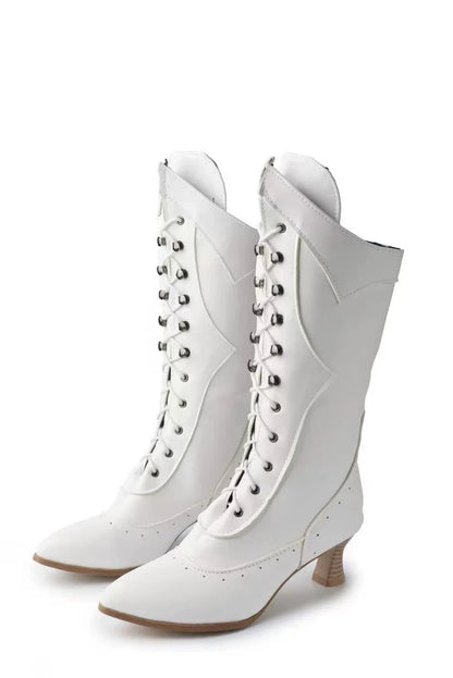 Damkängor – Snörning – Spetsig Tå – Brogue – Kurvad Klack – Mellanhöga