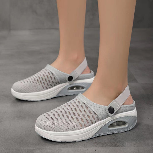 Dam Sandaler – Lätt Slip-In Modell – Stötdämpande Sula