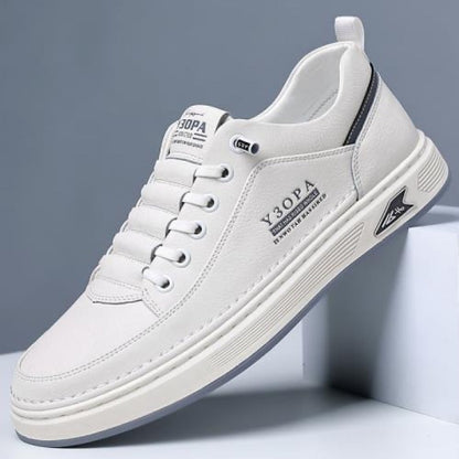 Herrsneakers – Robust passform – Tjock sula – Streetstil – Snörning