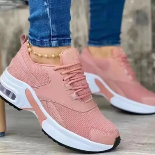 Dam Sneakers – Andningsbart Mesh – Dämpad Sula – Snäv Passform – Sportig Casual