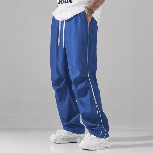 Herrbyxor cargo – avslappnad passform – justerbar midja – andningsbart tyg – streetwear