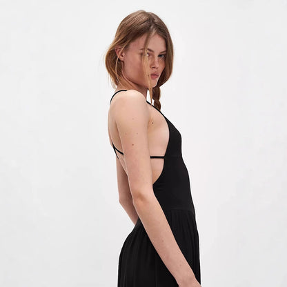 Dam Jumpsuit – Vida Ben – Rygglös med Spagettiband – Lätt och Bekväm Passform