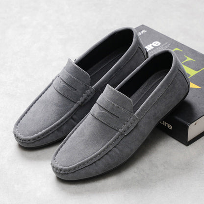 Herrloafers – Klassisk Slip-On – Moc Toe – Dekorsöm – Andningsbart Bekvämt Plagg