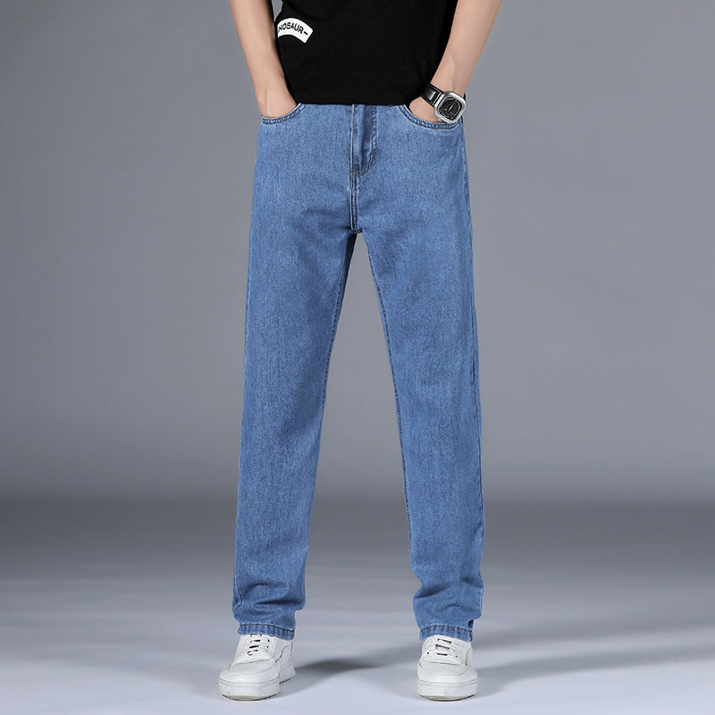 Herr Jeans – Rak Passform – Klassisk Stil – Femficksdesign – Fullängd Avslappnad Look