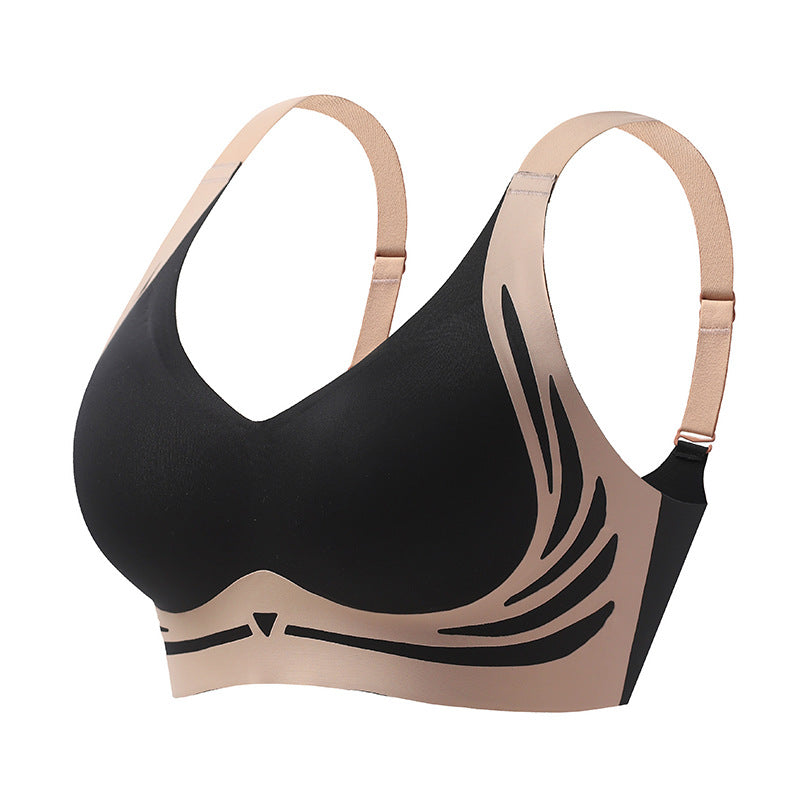Dam Push-up Bh – Sömlös Design – Trådlöst Stöd – Andningsbar Komfort