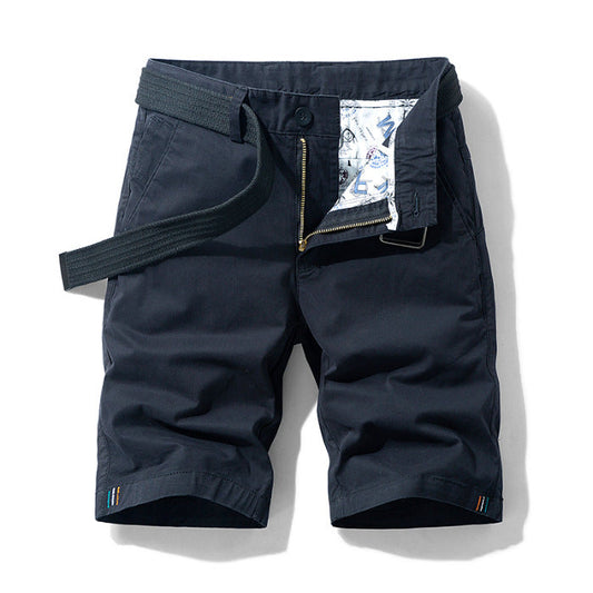 Herrshorts – Knälång Modell – Avslappnad Passform – Andningsbar Textil – Med Fickor
