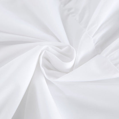 Damklänning – A-linjeformad – Lös passform – Ärmlös – Volangkant – Lätt bomullstyg