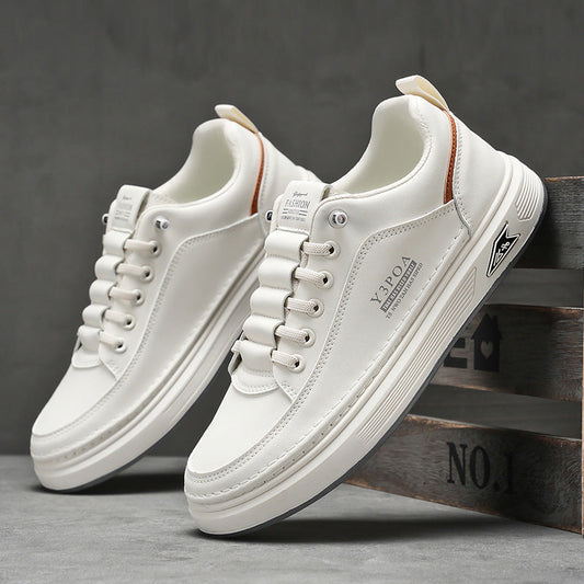 Herrsneakers – Robust passform – Tjock sula – Streetstil – Snörning