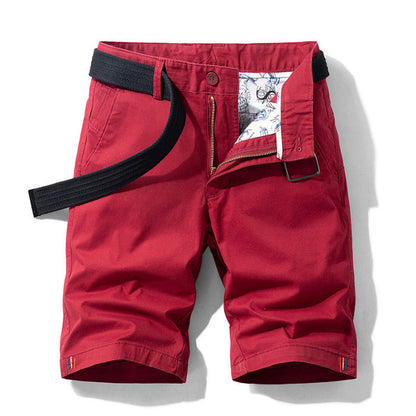Herrshorts – Knälång Modell – Avslappnad Passform – Andningsbar Textil – Med Fickor