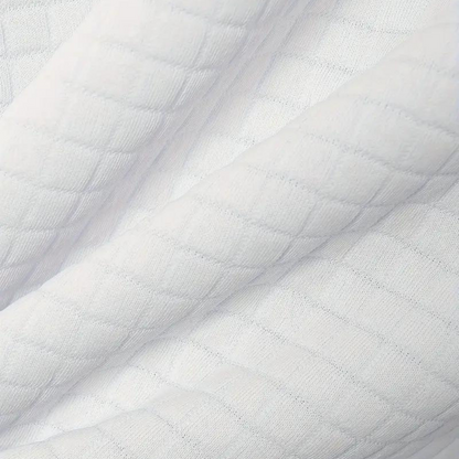 Herr pikétröja – Slim Fit – Mjukstickad – Kontrastkrage – Texturerad design