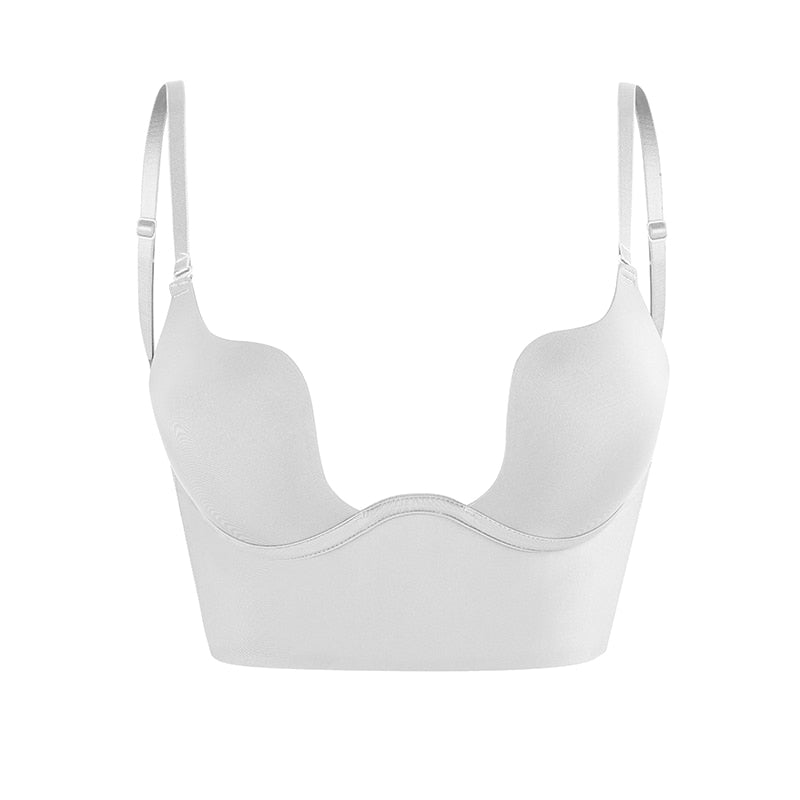 Dam Bhå – Rygglös Design – Underwire Stöd – Justerbara Band – Sömlös Passform