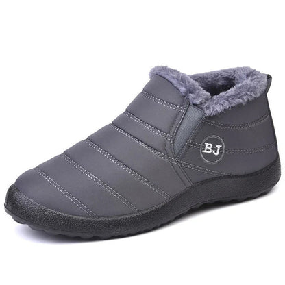 Unisex boots – vattentålig quiltad design – slip-on – varm foder – ankellängd