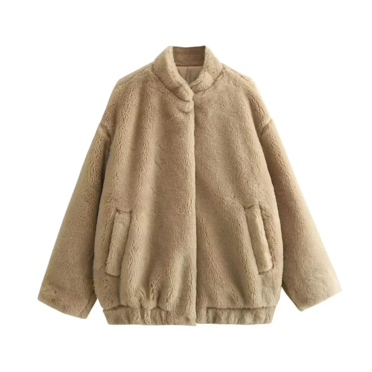 Cozy Chic Oversized Fleece Jacket för en stilfull och bekväm vardag för kvinnor