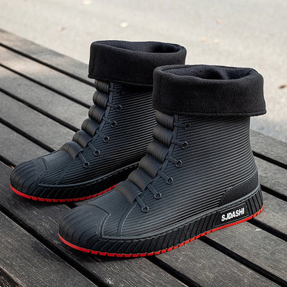 Herrboots – Vattentäta – Fleecefodrade – Snörning – Grov Sula – Halvhöga Outdoor