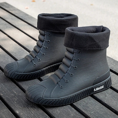 Herrboots – Vattentäta – Fleecefodrade – Snörning – Grov Sula – Halvhöga Outdoor