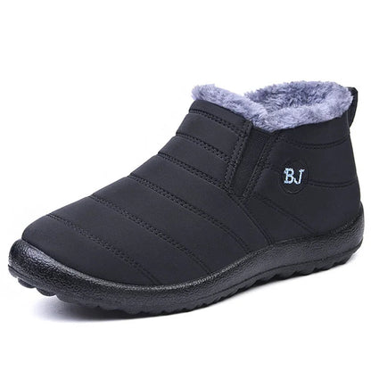 Unisex boots – vattentålig quiltad design – slip-on – varm foder – ankellängd