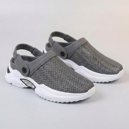 Men’s Lightweight Slip-On Walking Shoes with Breathable Mesh Upper