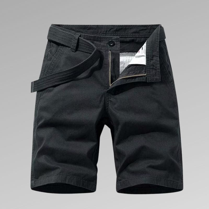Herr cargo shorts – avslappnad passform – andningsbar blandning – flera fickor
