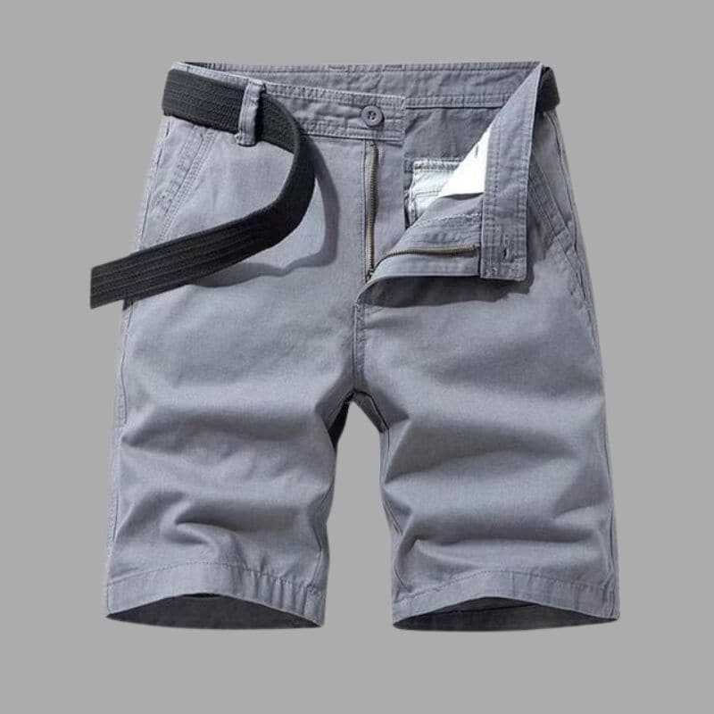 Herr cargo shorts – avslappnad passform – andningsbar blandning – flera fickor