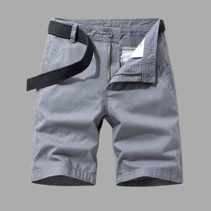 Herr cargo shorts – avslappnad passform – andningsbar blandning – flera fickor