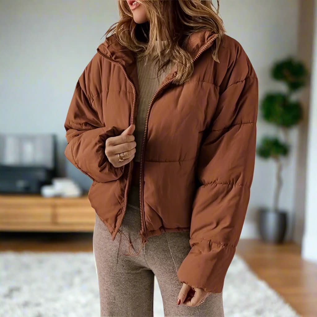 Trendig och mysig Cozy Chic Puffer Jacket för stil och komfort för kvinnor