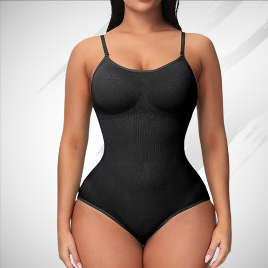 Kvinnors Formande Bodysuit – Sömlös Shapewear – Justerbara Band – Figurformande Stöd