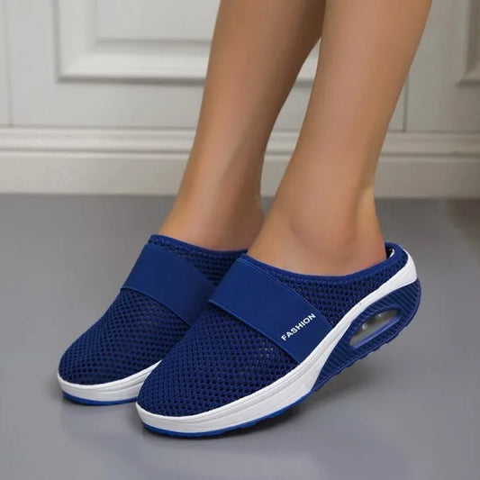 Dam Sandaletter – Kilklack – Luftdämpad Sula – Slip-On
