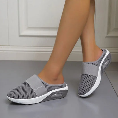 Dam Sandaletter – Kilklack – Luftdämpad Sula – Slip-On