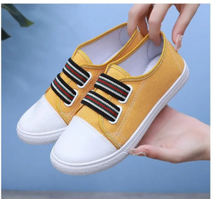 Damsneakers - Slip-on - Gummisula - Bekväma och Stilrena