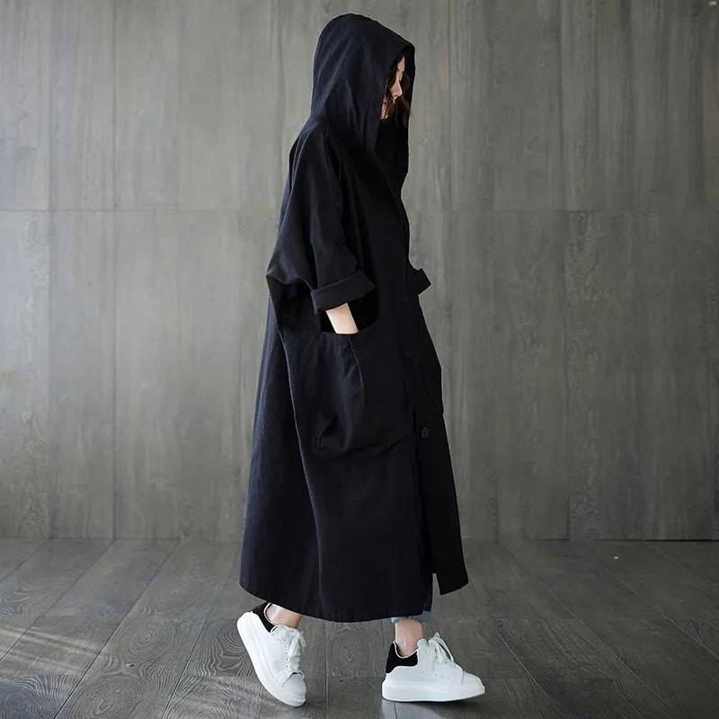 Sia - Damjacka med huva och vindjacka - Casual - Stor ficka